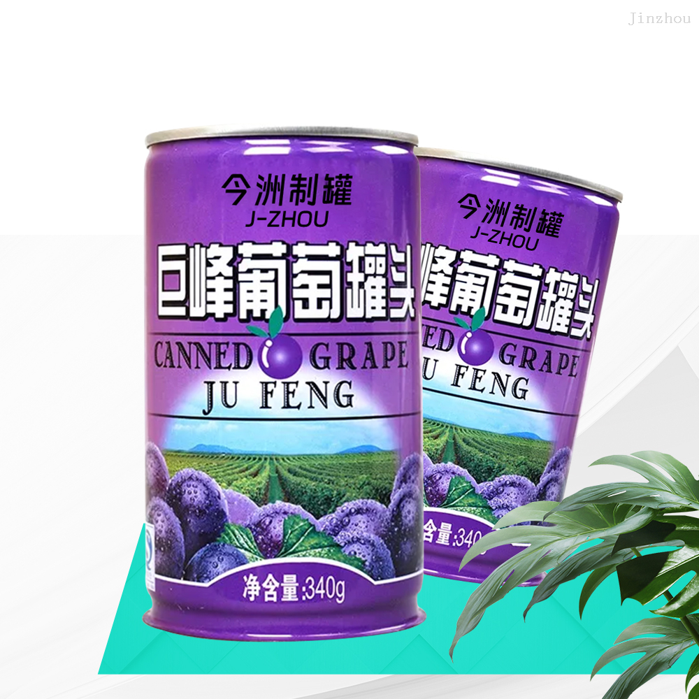 Wholesale Food Grade Recyclable Tea Milk Soft Drink Beverage Packaging Round Empty Tin Can with Lids