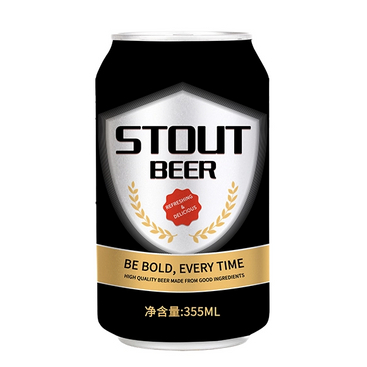 Chinese Strong Beer 500 Ml Canned High Alcohol Stout Dark Beer 
