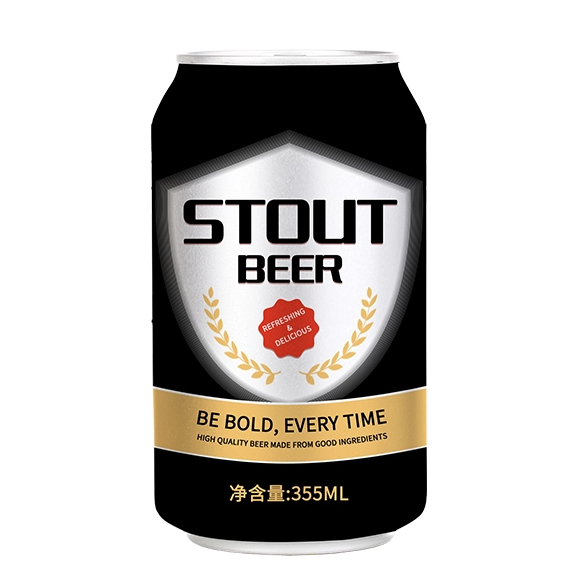 Chinese Strong Beer 500 Ml Canned High Alcohol Stout Dark Beer 