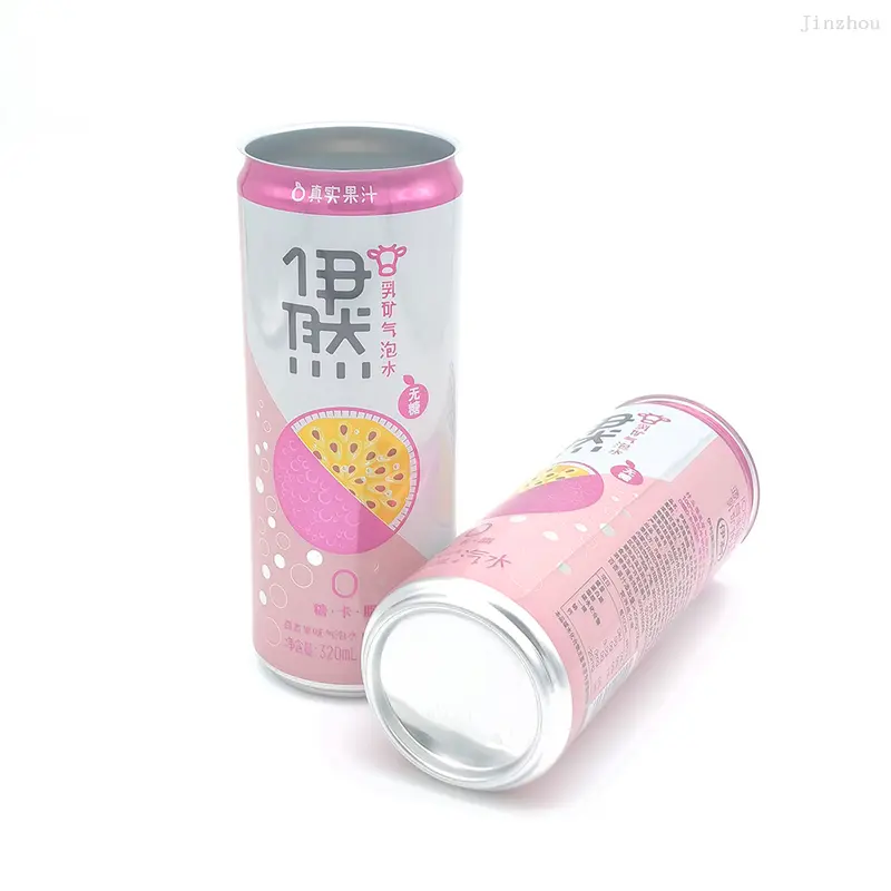Pink Sleek Aluminum Beverage Can