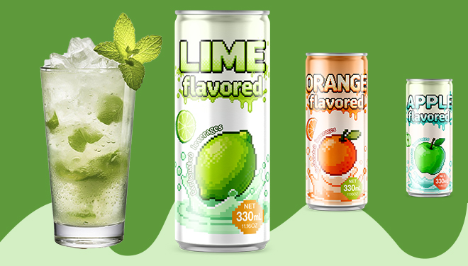 Fashionable slim aluminum cans