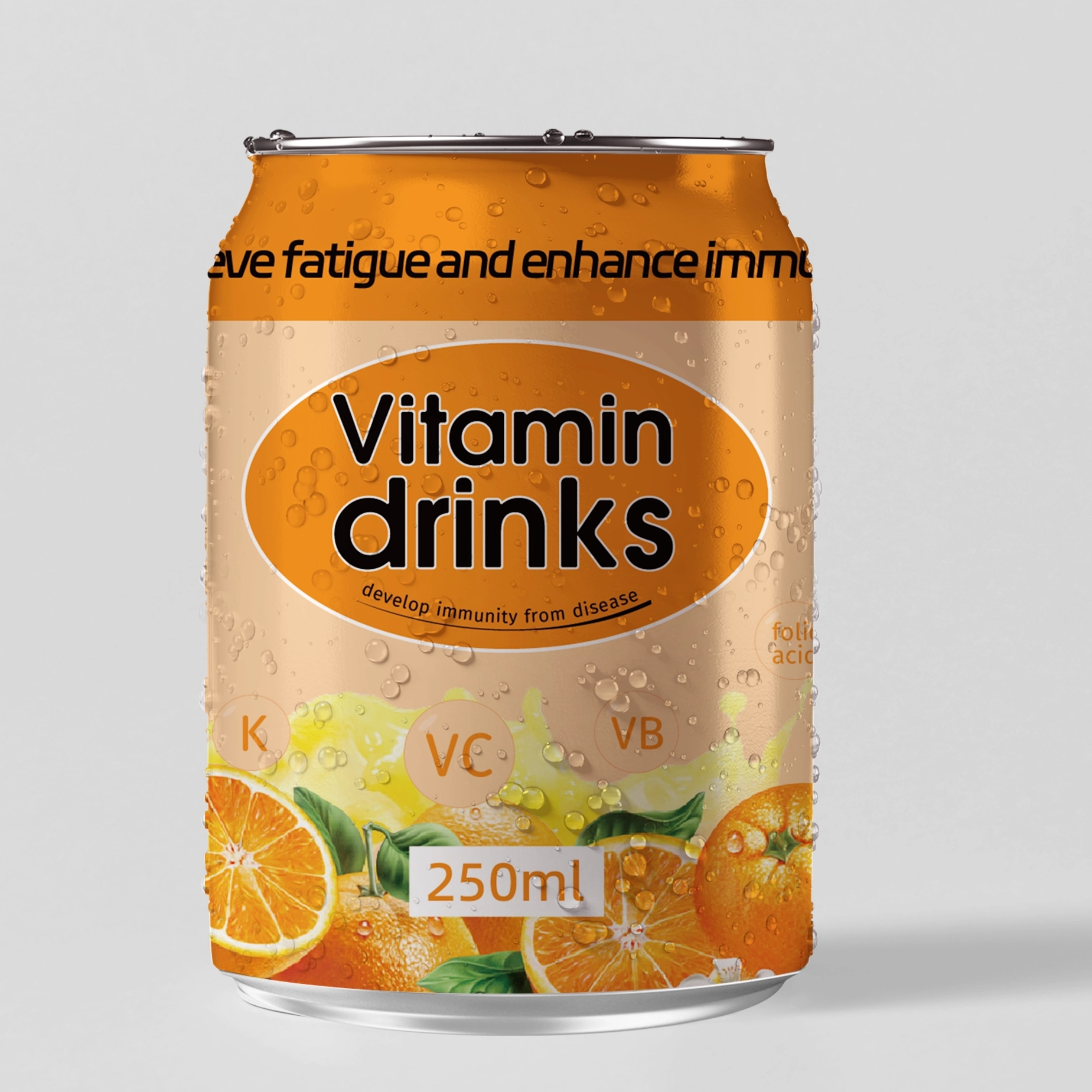 250ml standard can for beverages