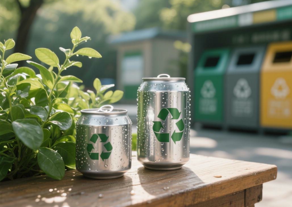 recycling aluminum can