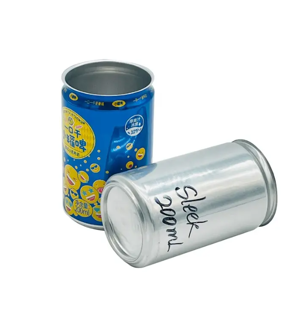 Wholesale Custom 185ml Plain Printed Empty Aluminum beer beverage Cans 