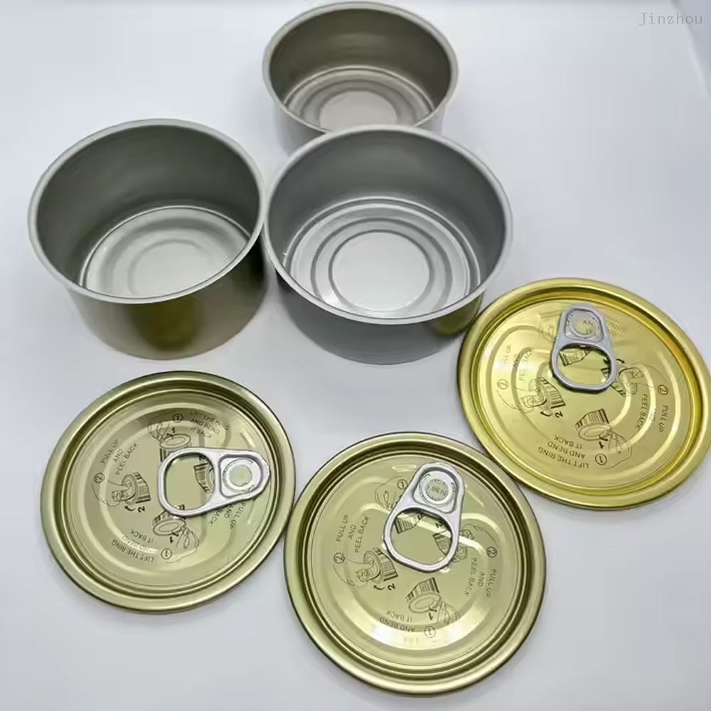Bulk Empty Lidded Metal Tins (85g, 95g, 175g) for Fish, Meat & Food Canning