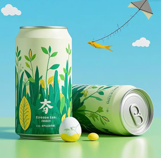 Size of 330ml drinks can