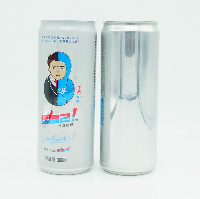 Wholesale 330ml Sleek Coffee Energy Soda Soft Drink Beverage Packaging Empty Printed Aluminum Cans