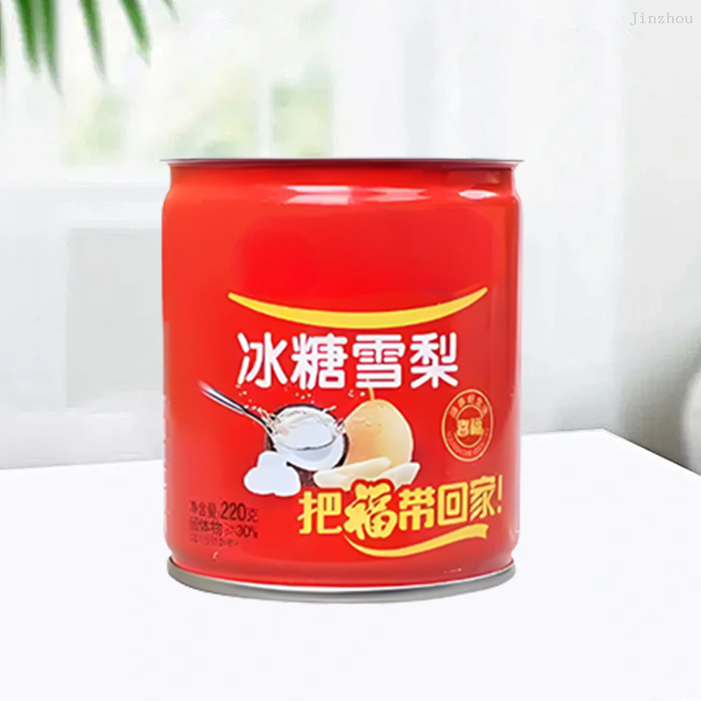 Wholesale Food Grade Recyclable Tea Milk Soft Drink Beverage Packaging Round Empty Tin Can with Lids