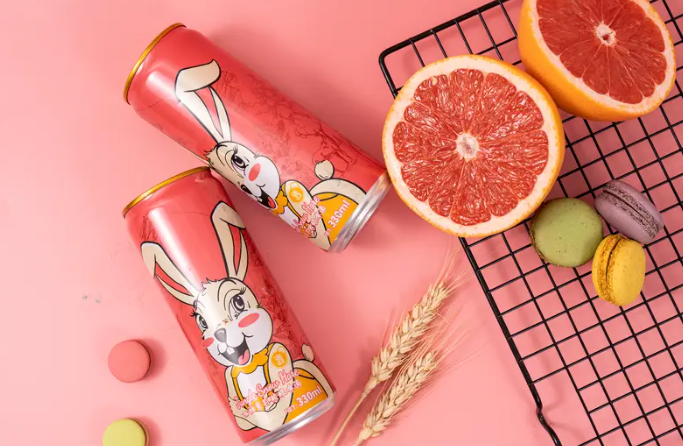 China Factory 330ml 500ml Grapefruit Flavor Fruit Can Beer