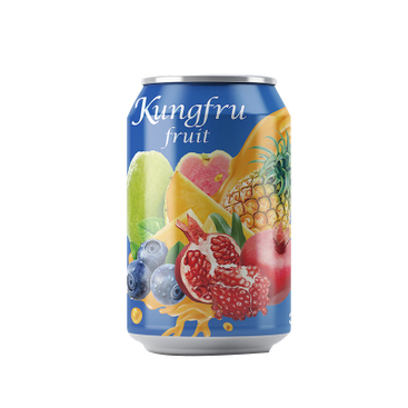  OEM Mixer Natural Fruity Flavor Real Fresh Carbonated Sparkling Soft Drink in Cans