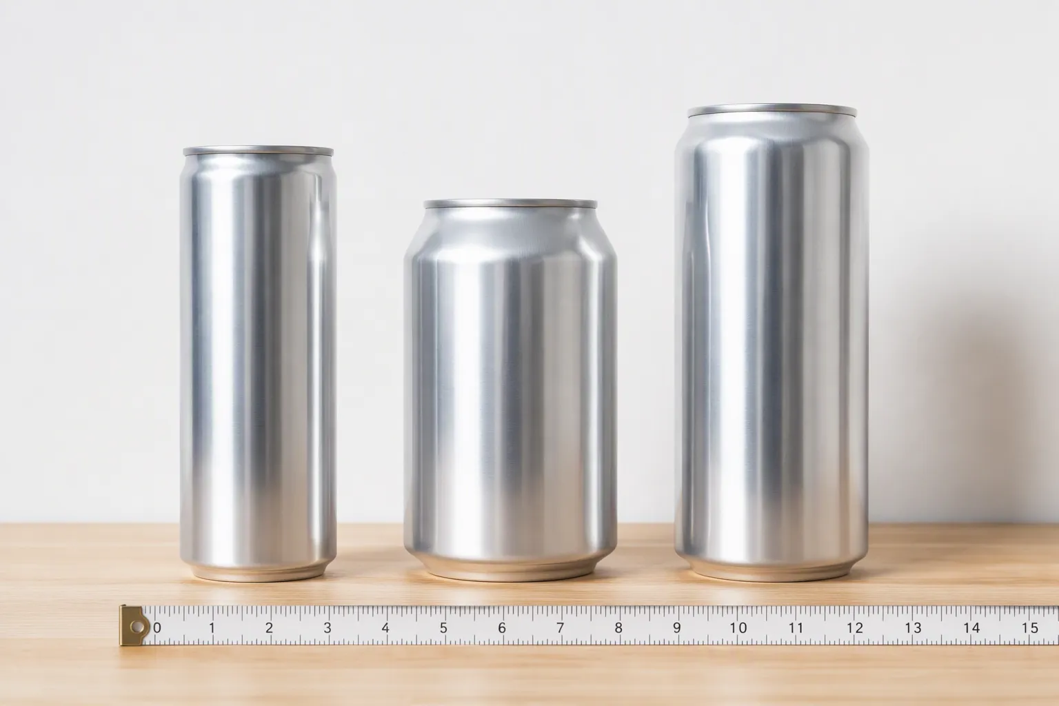 Direct Comparison of Energy Drink Can Sizes