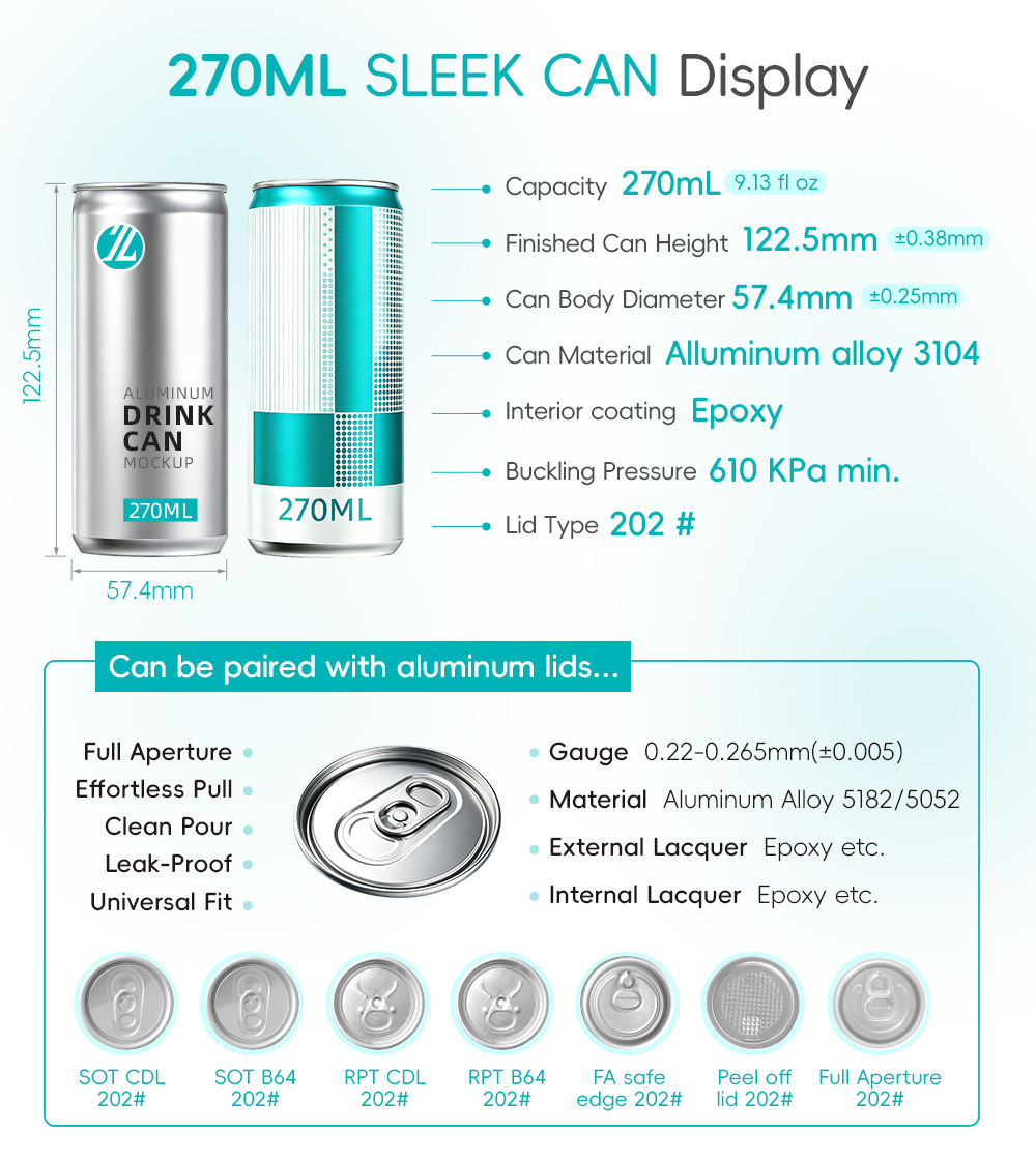 sleek can 270ml