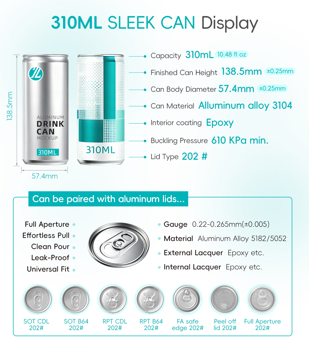 şık kutu 310ml
